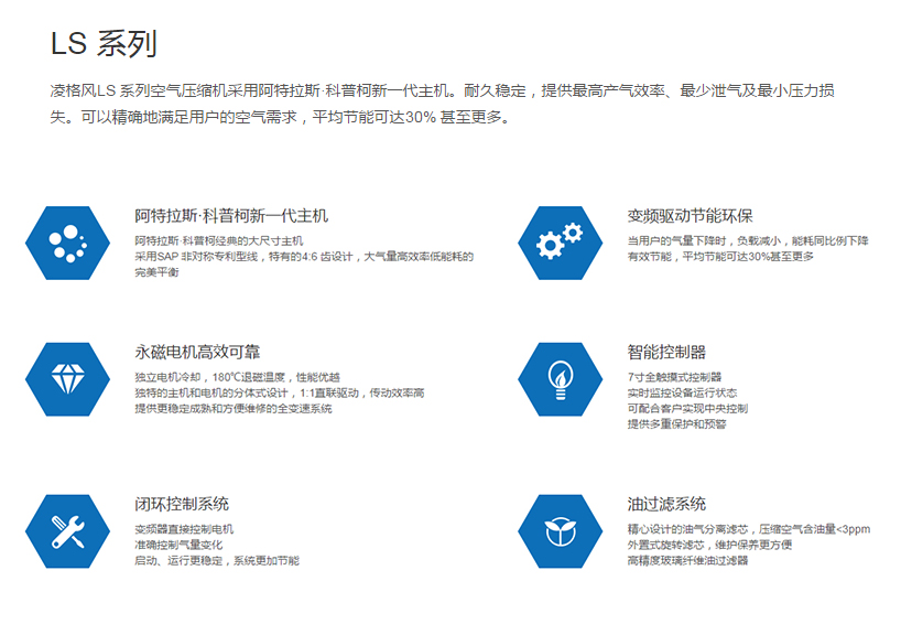 凌格风LS系列螺杆式空压机(1)