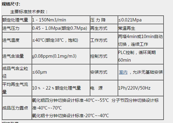 嘉美JM吸附式干燥机