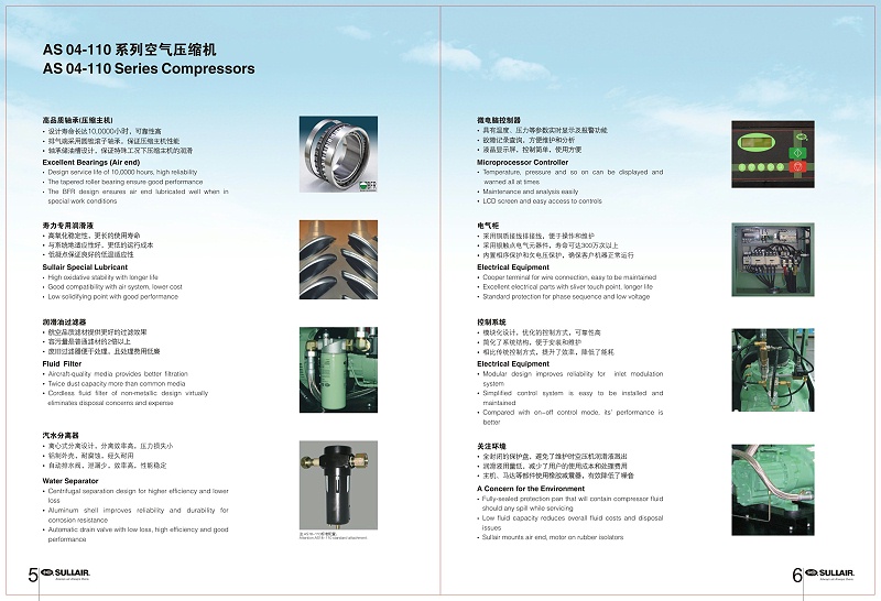 美国寿力AS系列微油螺杆式空压机-4 美国寿力AS系列微油螺杆式空压机-4
